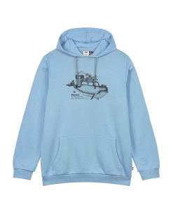Sweat à capuche D&S Whally hoodie Copen blue Picture Organic Clothing