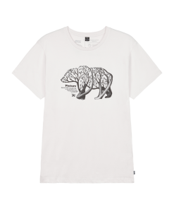Tee-shirt D&S Bear branch tee Natural white Picture Organic Clothing