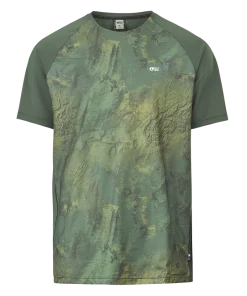 Tee-shirt technique de vélo de montagne Osborn printed ss tech t Geology green Picture Organic Clothing